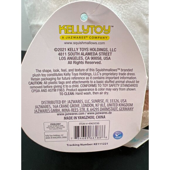 Original Squishmallows Carmelita The SMores Dessert Plush Toy 7" Beige & White - Picture 8 of 8